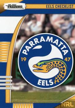 2022 NRL Traders #091 Parramatta Eels Checklist Front